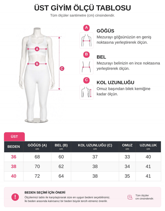 Pink Yazılı Fakir Kol Lastikli Crop -Ekru