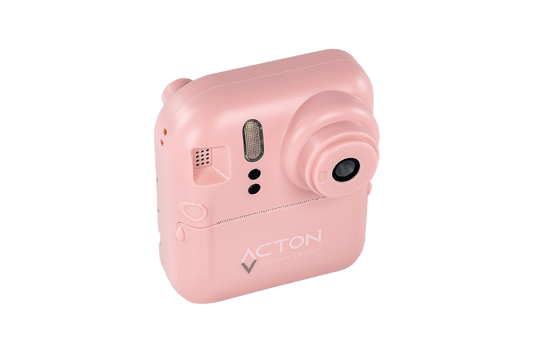 Acton Anında Baskı Çocuk Kamerası (Pembe)