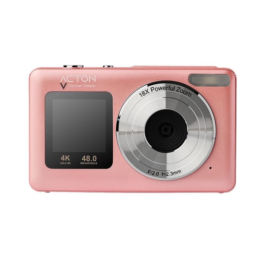 ACTON Selfix Dijital Foto Kamera - Pembe