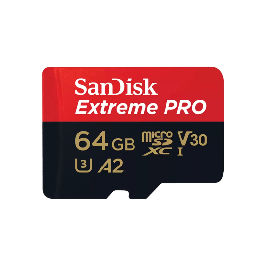 SanDisk Extreme Pro microSD UHS I Card 64GB