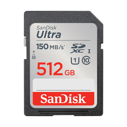 SanDisk Ultra SDXC UHS-I Card - 512 GB