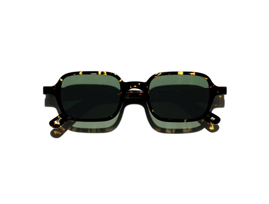 Lgr Marrakech Havana Scuro Green 46 Unisex Sunglasses