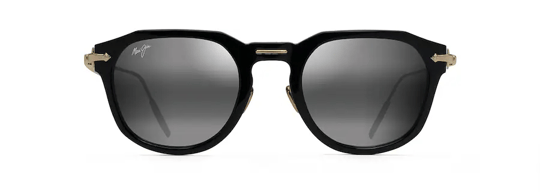 Maui Jim MJ837-02 ALIKA BLK 49 Unisex Sunglasses