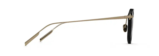 Maui Jim MJ837-02 ALIKA BLK 49 Unisex Sunglasses