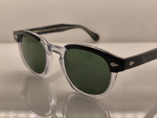 Moscot 00M Lemtosh Black Crystal 49 Unisex Sunglasses