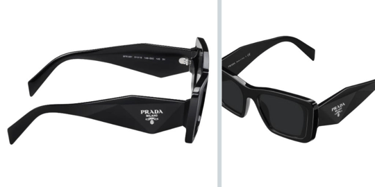 Prada 08Y 1AB-5S0 51 Women Sunglasses