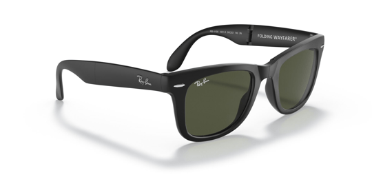 Ray-Ban 0RB 4105 Folding Wayfarer 601S 50 Unisex Sunglasses