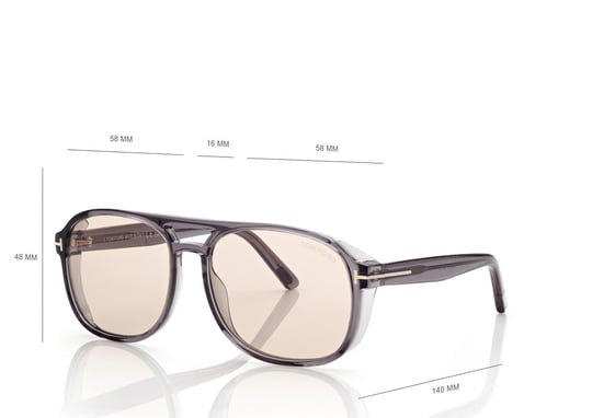 Tom Ford TF 1022 Rosco Photocromic 20E 58 Unisex Güneş Gözlüğü