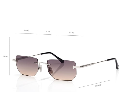 Tom Ford TF 1355 Ethan-02 16B 53 Unisex Güneş Gözlüğü