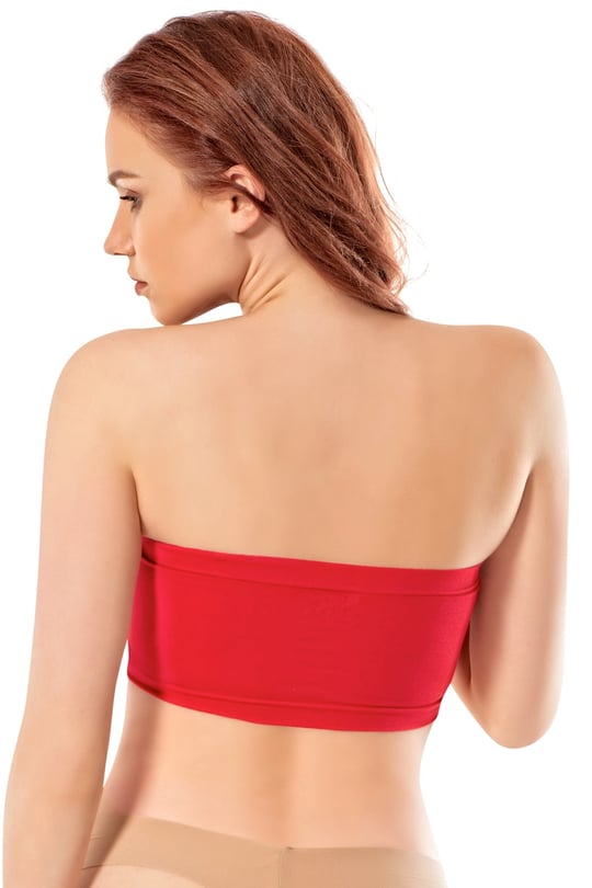 Erdem Kırmızı Seamless Kısa Bandeo Büstiyer 613