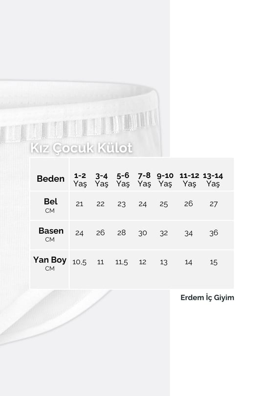 Erdem Siyah Kız Çocuk Ribana Boxer  4329