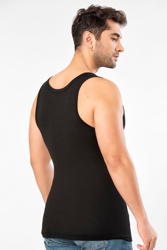 Weweus Siyah 3lü Micro Modal Premium Erkek Atlet 11333