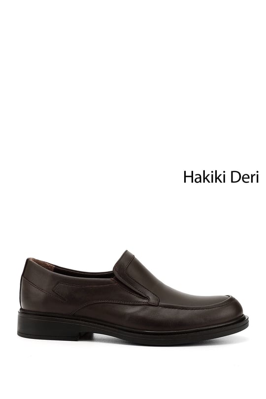 Mens Brown Antique Genuine Leather Classic Shoes