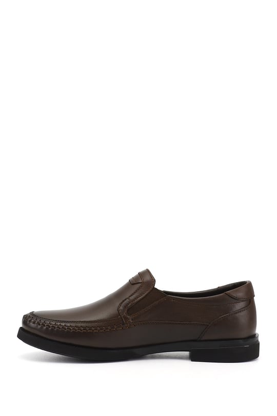 Mens Brown Antique Genuine Leather Comfort Shoes