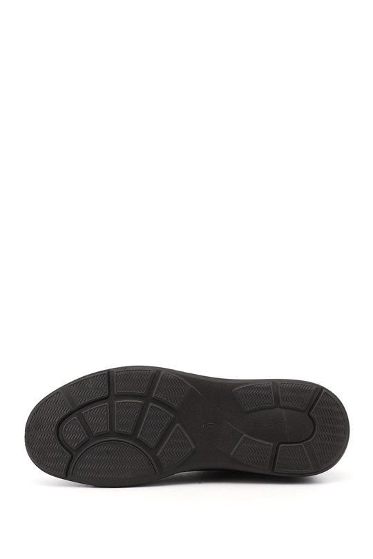 Erkek Kahve Nubuk Bağcıklı Hakiki Deri Sneaker