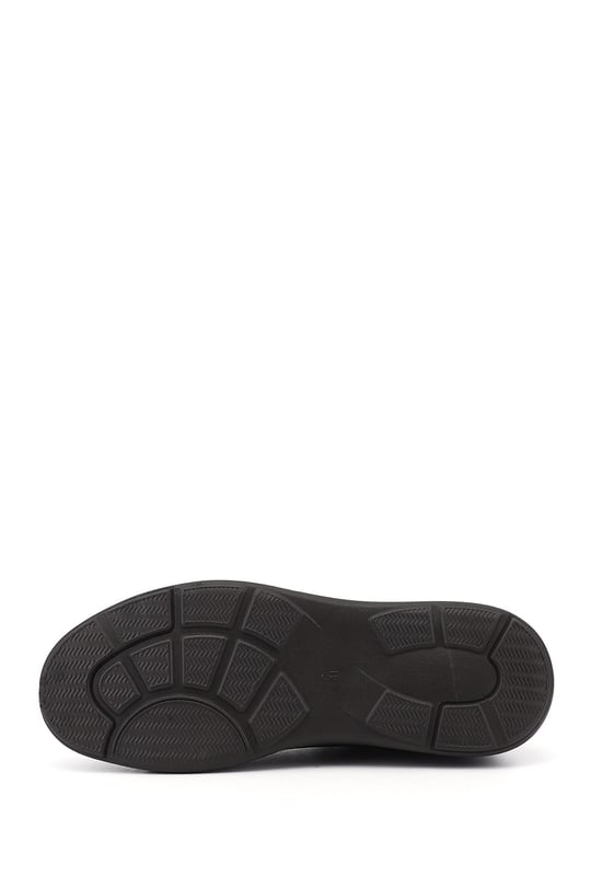 Erkek Kahve Nubuk Bağcıklı Hakiki Deri Sneaker