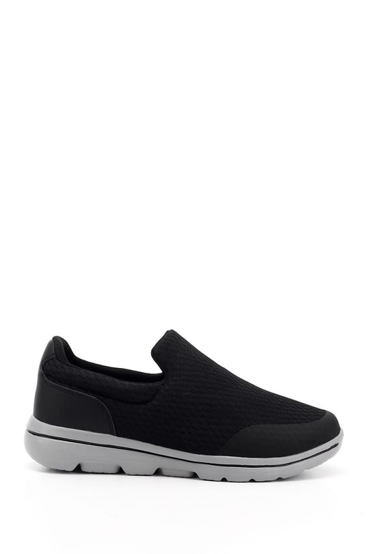 Erkek Kömür Triko Comfort Sneaker