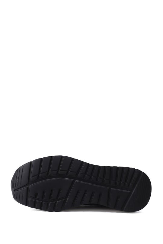 Erkek Lacivert Antik Likralı Lastik Bağcıklı Hakiki Deri Comfort Sneaker