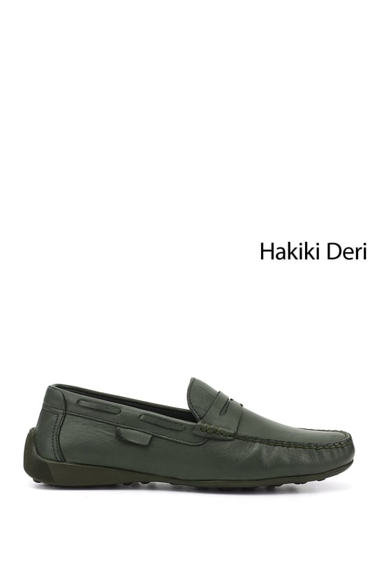 Erkek  Rok Hakiki Deri Loafer Ayakkabı