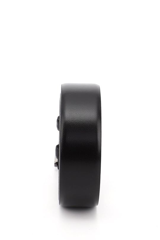 Mens Black Genuine Leather 3.5 Cm Classic Belt