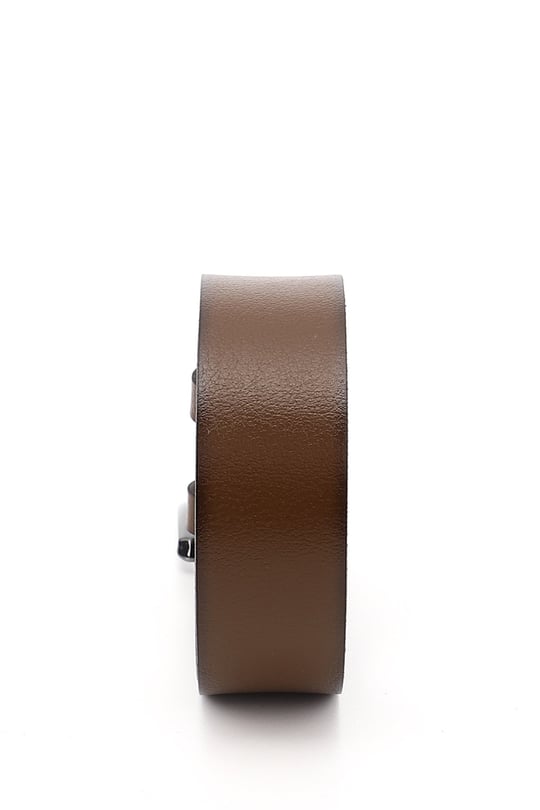 Erkek Taba Antik Hakiki Deri 4 Cm Kot Kemeri