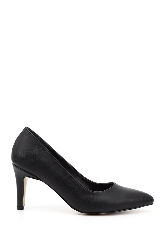 GÖNDERİ® Pointed Toe Thin Heel Womens Heeled Shoes 35308