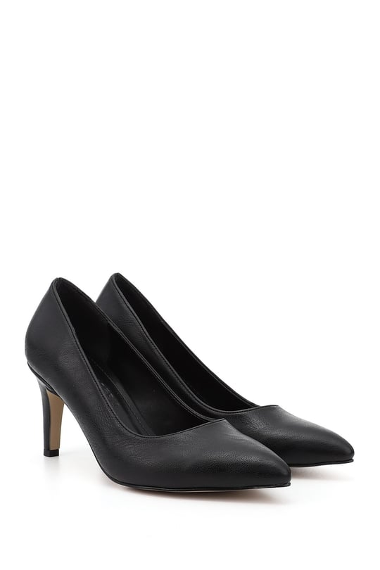GÖNDERİ® Pointed Toe Thin Heel Womens Heeled Shoes 35308