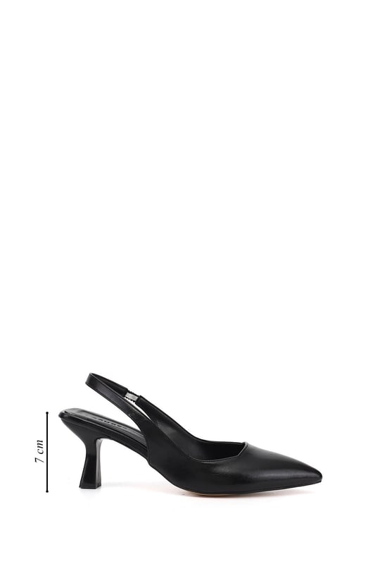 Gön Pointed Toe Open Back Womens Shoes   37077