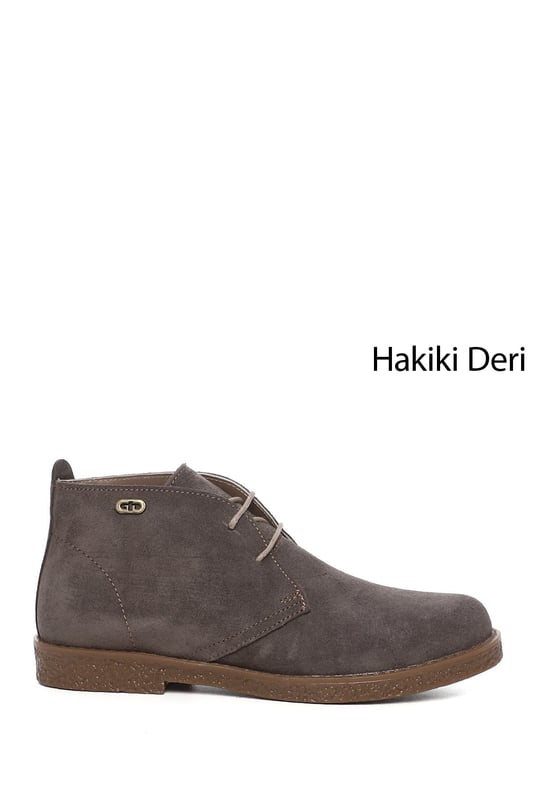 Womens Mink Suede Oxford Molded Rubber Sole Genuine Leather Boots