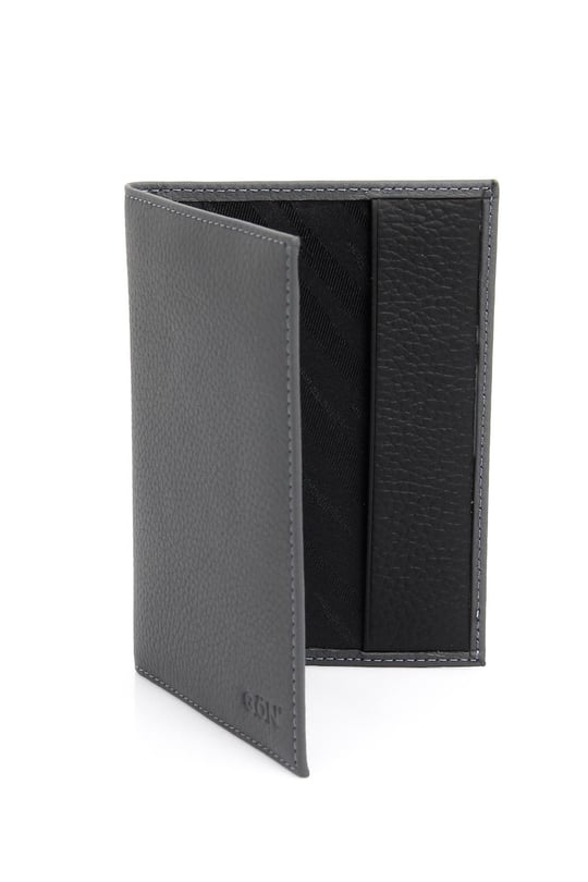 ANTRASİTE SİYAH Gön Hakiki Deri Unisex Pasaportluk 06732