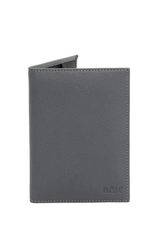 ANTRASİTE SİYAH Gön Hakiki Deri Unisex Pasaportluk 06732