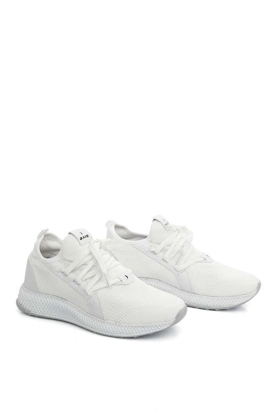 Axıs Yuvarlak Burun Dolgu Taban Triko Kadın Sneaker 62145