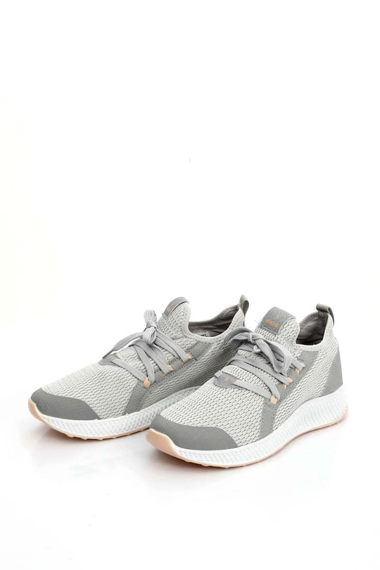 Axıs Yuvarlak Burun Dolgu Taban Triko Kadın Sneaker 62145