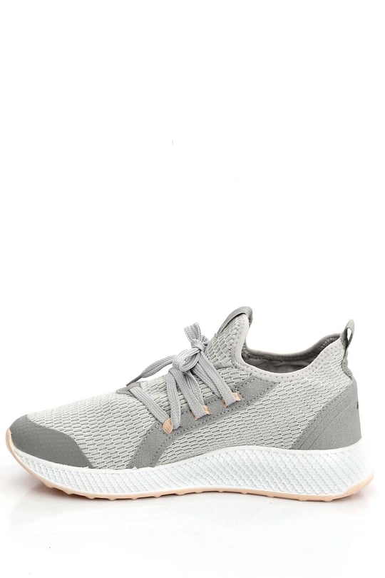 Axıs Yuvarlak Burun Dolgu Taban Triko Kadın Sneaker 62145