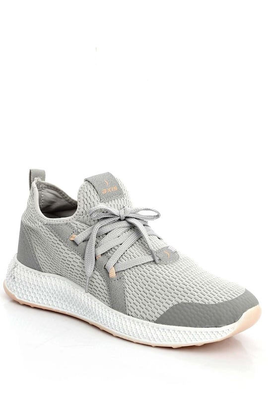 Axıs Yuvarlak Burun Dolgu Taban Triko Kadın Sneaker 62145