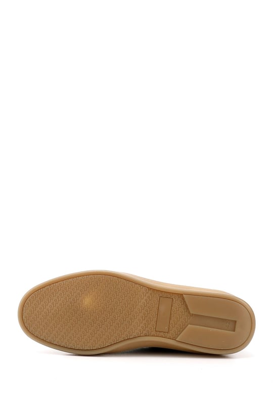 Erkek  Bağcıklı Hakiki Deri Comfort Sneaker