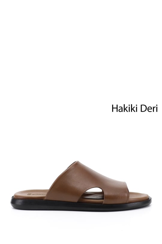 Erkek Ceviz Hakiki Deri Terlik