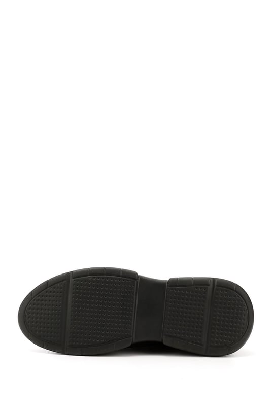 Erkek Kahve Antik Bağcıklı Hakiki Deri Comfort Sneaker
