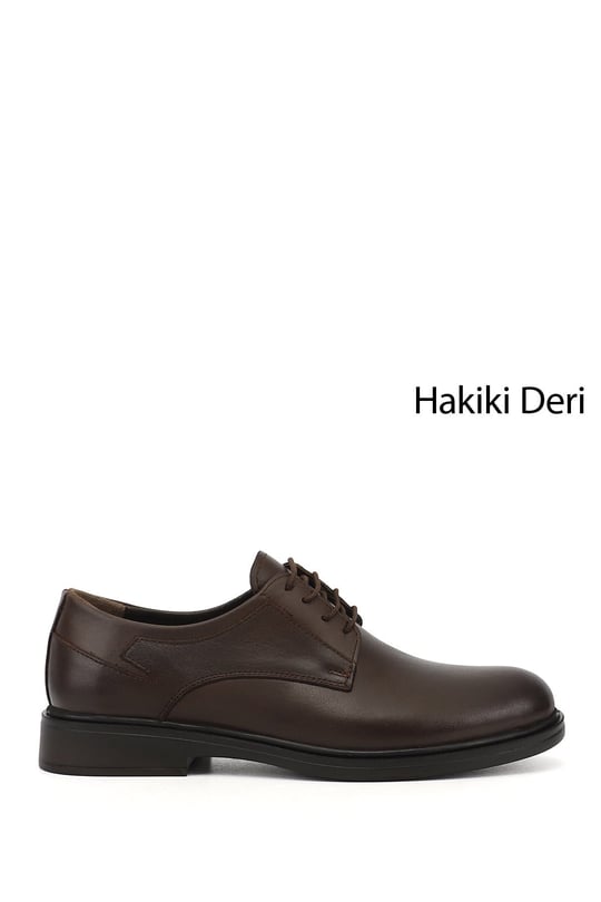 Men's Brown Antique Laced Genuine Leather Classic Shoes