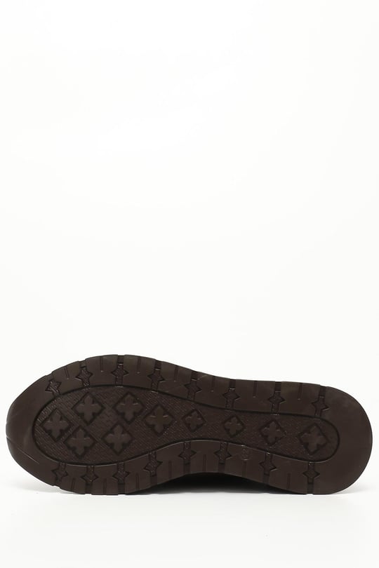 Erkek Kahve Antik Bağcıklı Hakiki Deri Comfort Sneaker