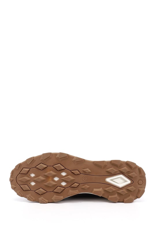 Erkek Kahve Antik Bağcıklı Hakiki Deri Comfort Sneaker