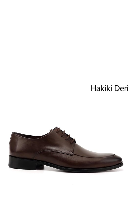 Men's Brown Antique Laced Leather Sole Genuine Leather Classic Shoes