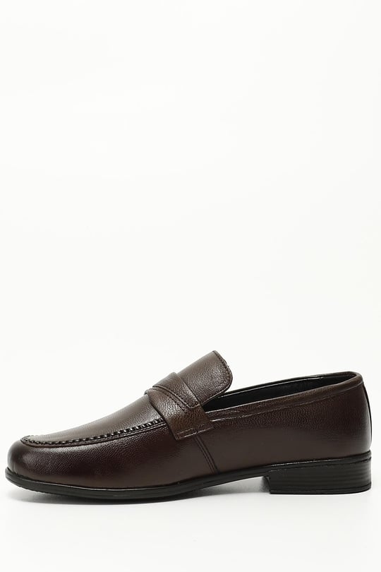 Men's Brown Antique Genuine Leather Classic Shoes