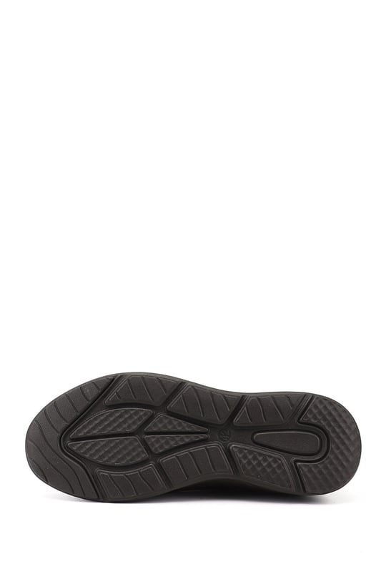 Erkek Kahverengi Bağcıklı Hakiki Deri Sneaker