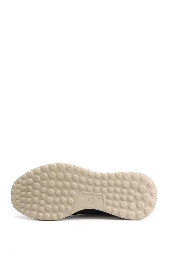 Erkek Kahverengi Bağcıklı Hakiki Deri Sneaker