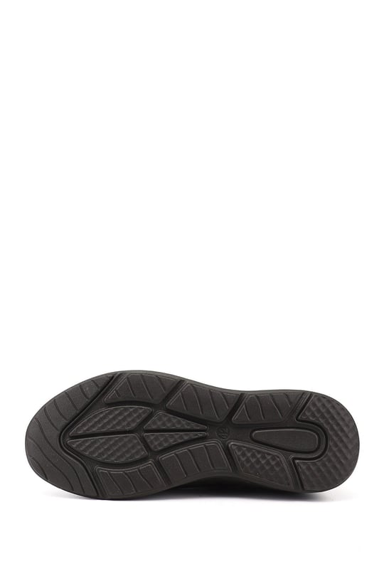 Erkek Kahverengi Bağcıklı Hakiki Deri Sneaker
