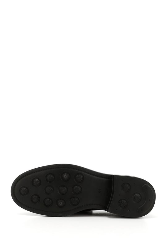 Erkek Kahverengi Hakiki Deri Loafer Ayakkabı