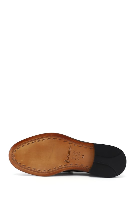 Men's Genuine Leather Loafer Shoes with a Leather Sole