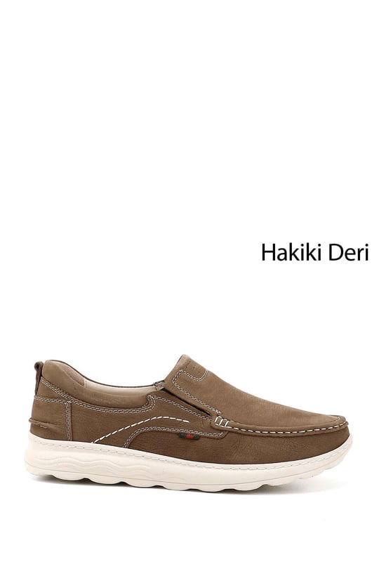 Erkek Kum Nubuk Hakiki Deri Comfort Ayakkabı