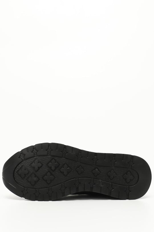 Erkek Lacivert Antik Bağcıklı Hakiki Deri Comfort Sneaker